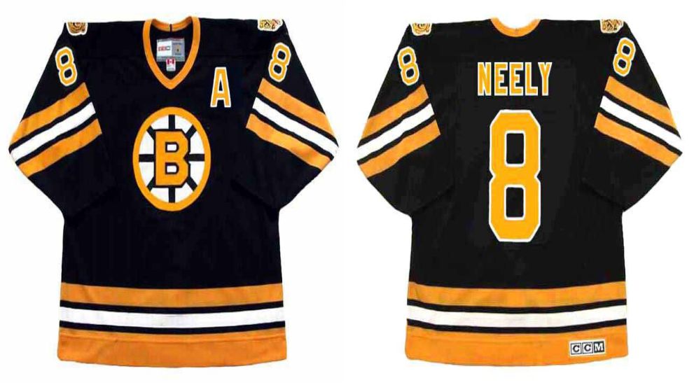 2019 Men Boston Bruins #8 Hodge Black CCM NHL jerseys2